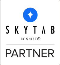 Blue star in circle, partner logo